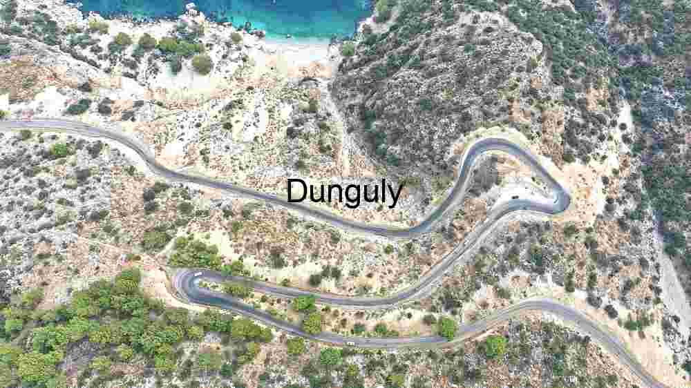 Road Through Rugged Terrain