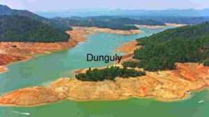 Eroded Landscape and Water Reservoir