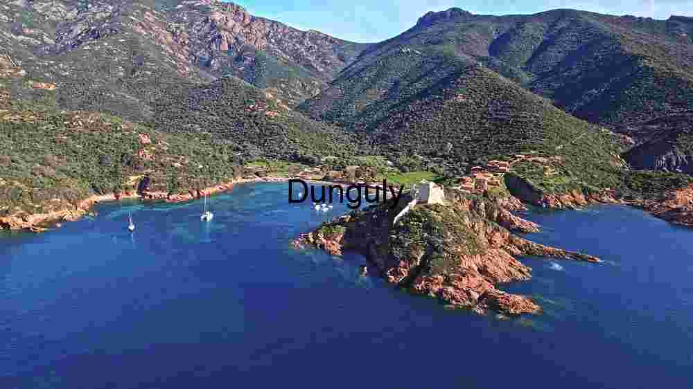 Coastal Elegance: Aerial View of a Serene Mediterranean Cove