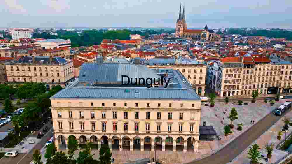 Aerial View of European Cityscape
