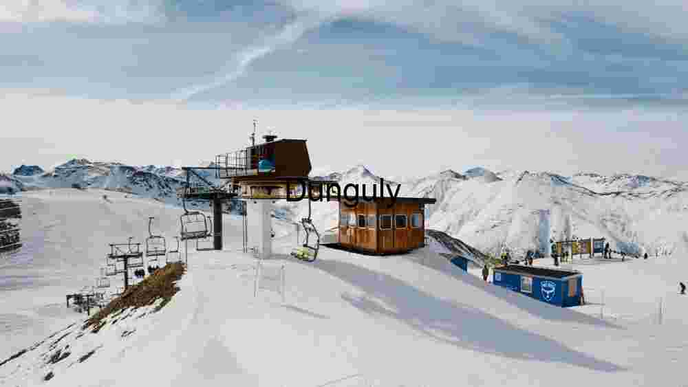 Alpine Ski Station Panorama