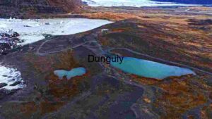 Arctic Thaw: Aerial View of Melting Landscape