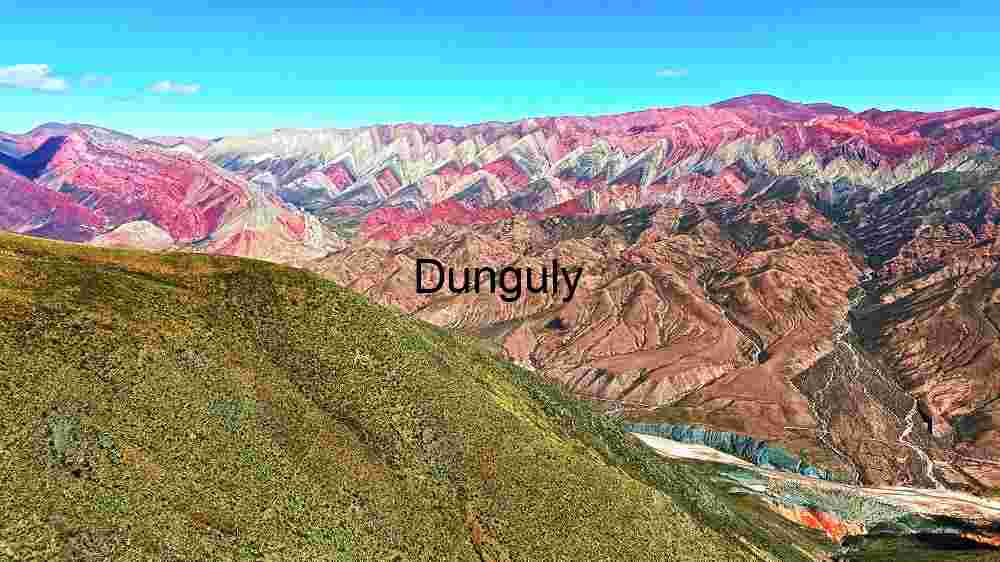 Vibrant Mountain Tapestry