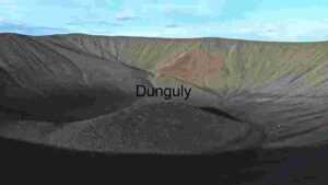 Volcanic Ash Landscape Under Clear Sky