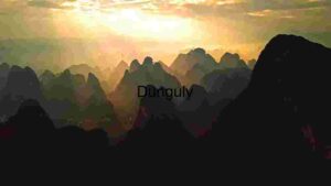 Majestic Sunrise Over Karst Mountains