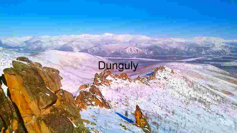 Majestic Winter Mountain Panorama