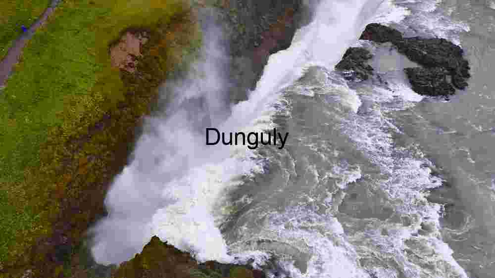 Majestic Waterfall Aerial View