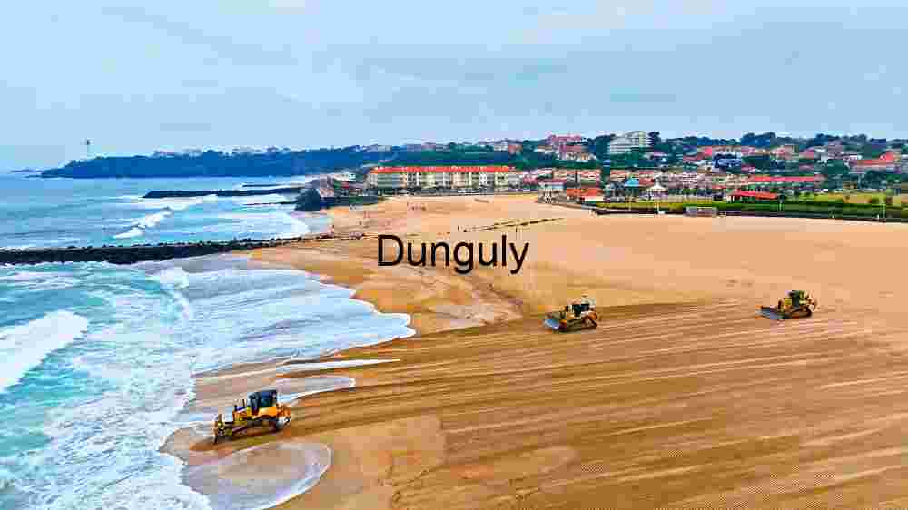 Coastal Beach Maintenance with Bulldozers