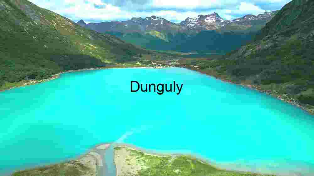 Serene Alpine Lake Nestled in Mountain Valley