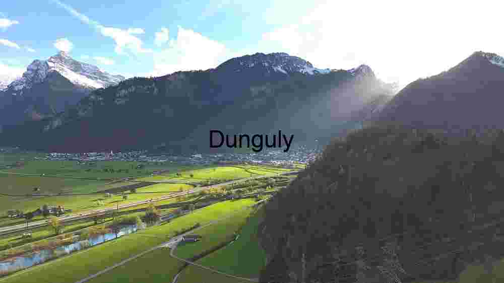 Serene Alpine Valley at Sunset