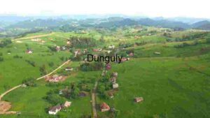 Aerial View of a Lush Green Countryside