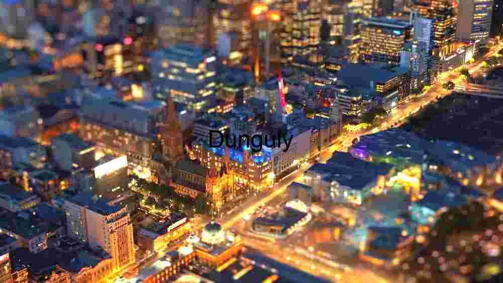 Urban Twilight: A Cityscape at Dusk