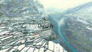 Winter’s Embrace on a Mountainous Village