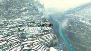 Winter’s Embrace on a Mountainous Village