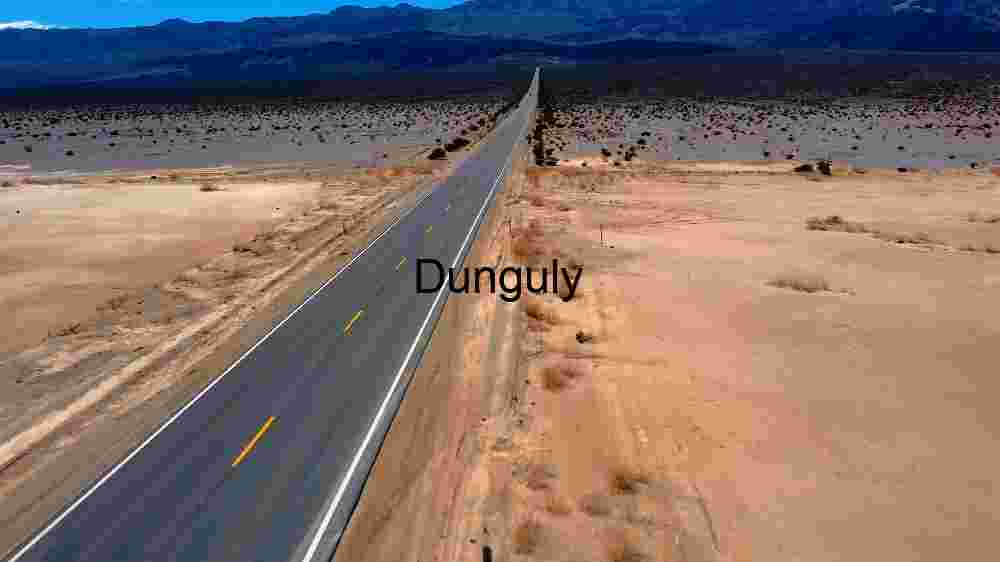 Desert Highway Stretching into the Horizon