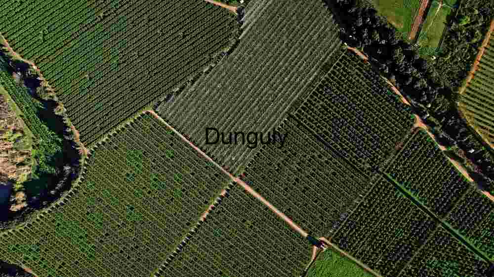 Aerial View of Agricultural Fields