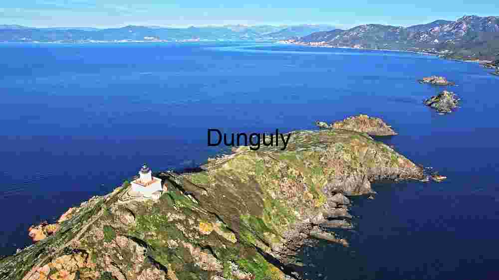 Coastal Lighthouse on Rocky Peninsula