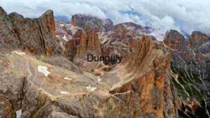 Majestic Mountain Range with Rugged Peaks