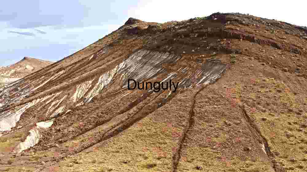 Geologic Strata of a Hillside