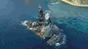 Majestic Coastal Rocks Aerial View