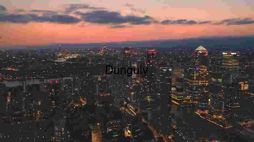 Twilight Hues Over Urban Skyline