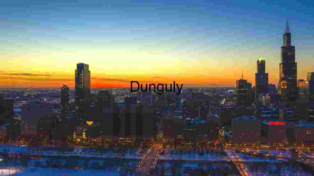 Twilight Hues Over Snow-Covered Cityscape