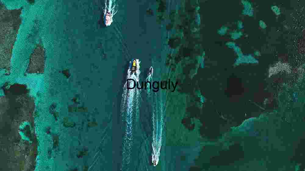 Aquatic Adventure: Aerial View of Jet Skiing in Turquoise Waters