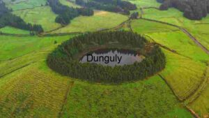 Verdant Vista: Aerial View of a Secluded Lake