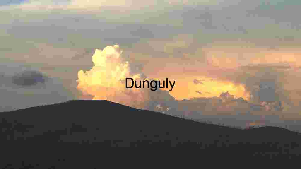 Majestic Sunset Clouds Over Mountain Silhouette