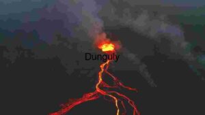 Majestic Volcanic Eruption at Twilight