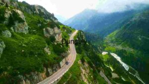 Serene Mountain Road Journey