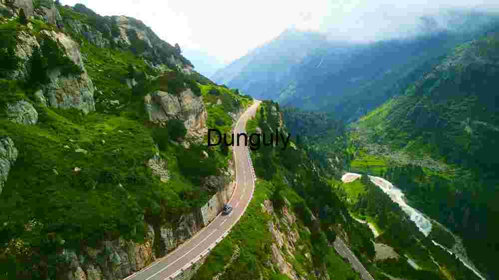 Serene Mountain Road Journey