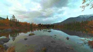 Serene Autumn Lake at Dusk