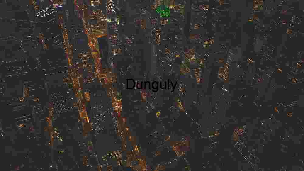 Aerial Night View of Bustling Cityscape