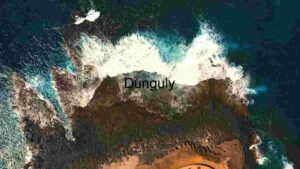 Aerial View of Coastal Erosion