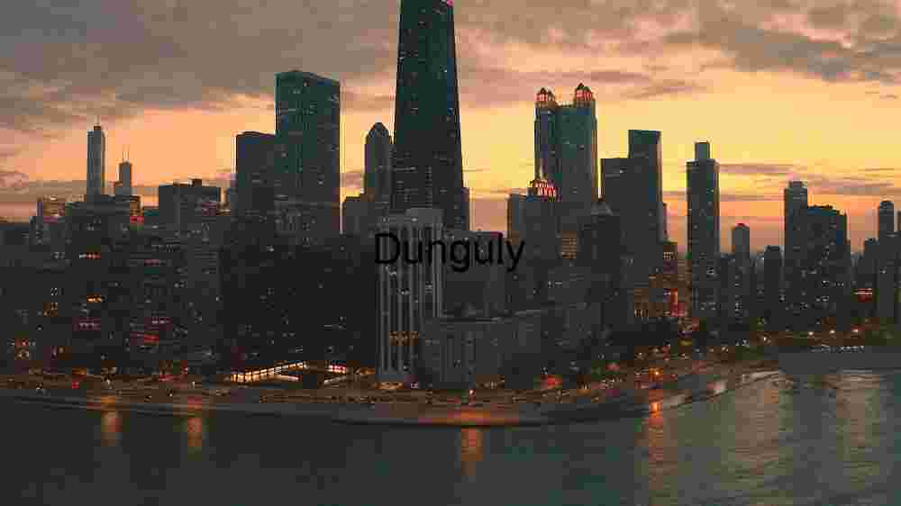 Twilight Hues Over Urban Shoreline