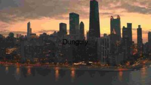 Twilight Cityscape by the Waterfront