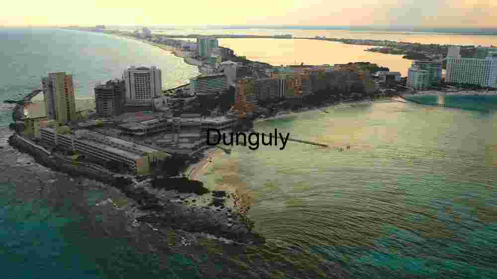 Coastal Cityscape at Sunset