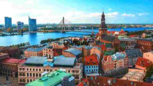 Panoramic View of Riga Skyline