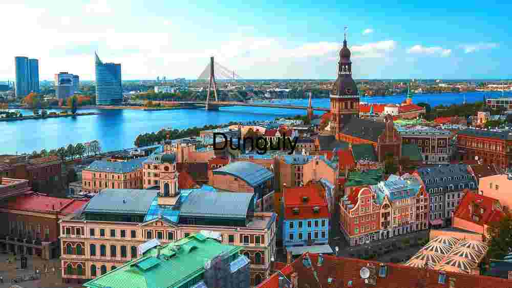 Panoramic View of Riga Skyline