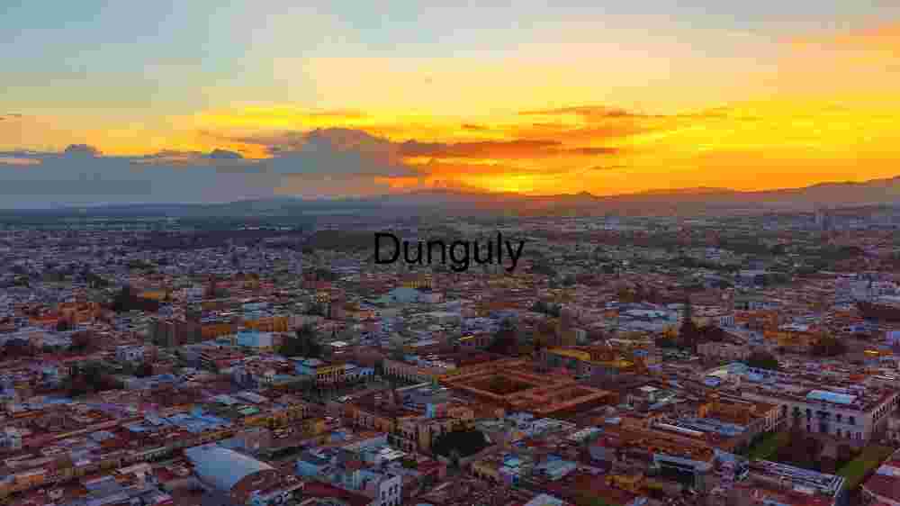 Sunset Over Urban Landscape