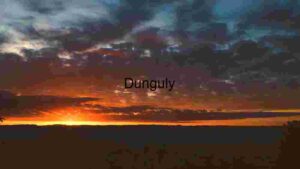 Fiery Horizon at Dusk