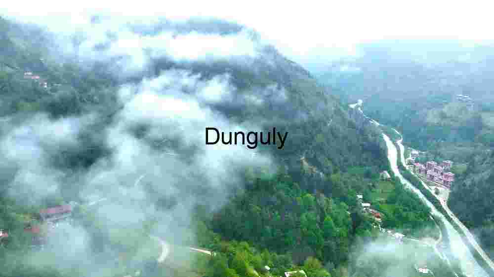 Misty Mountain Valley Aerial View