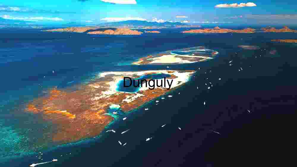 Aerial View of a Tropical Coral Reef