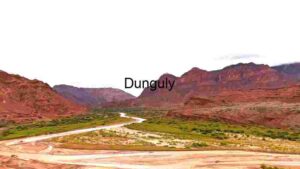 Serene River Winding Through a Red Rock Canyon
