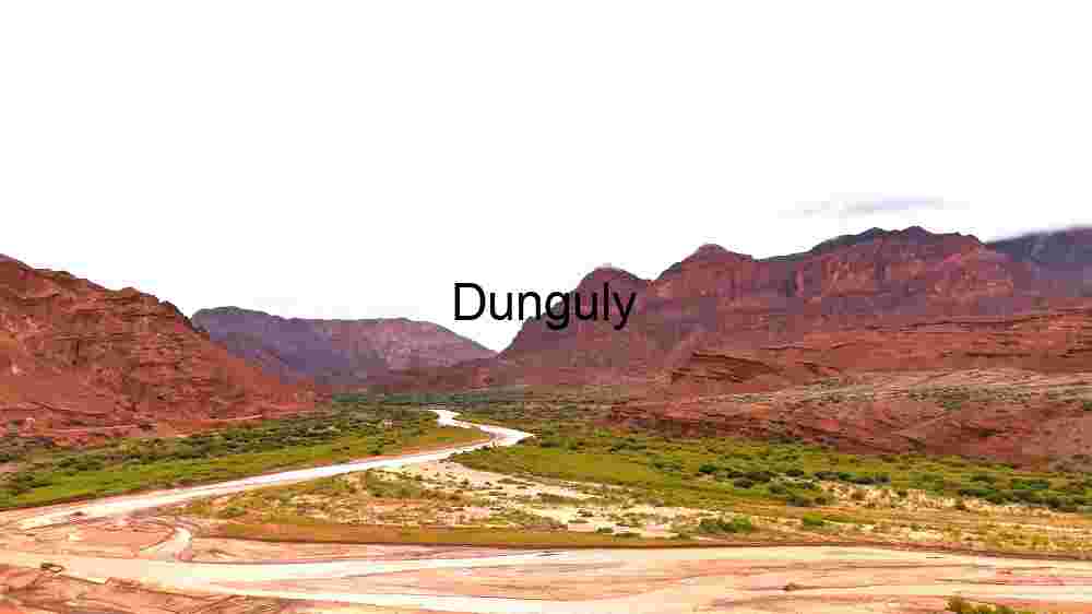 Serene River Winding Through a Red Rock Canyon