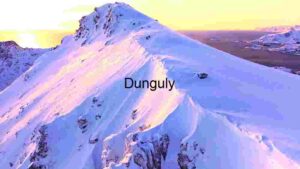 Majestic Sunset Over Snow-Capped Mountain Peak