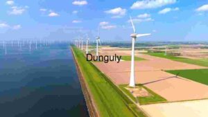 Sustainable Energy Landscape: Wind Turbines Amidst Farmlands
