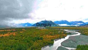 Serene River Landscape with Majestic Mountains