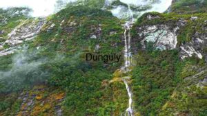 Majestic Mountain Waterfall